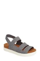 Women's Bernie Mev. 'crisp' Woven Platform Sandal Us / 35eu - Grey
