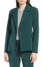 Women's Halogen Sculpted Jacket (similar To 14w) - Green