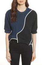 Women's Harvey Faircloth Roberto 03 Colorblock Sweatshirt - Blue