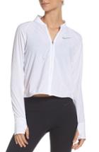 Women's Nike City Running Bomber Jacket - White