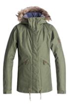 Women's Acne Studios Leather Jacket With Genuine Shearling Trim