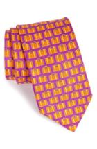 Men's Ted Baker London Print Silk Tie, Size - Red