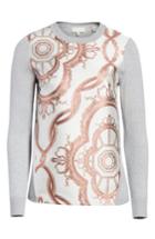 Women's Ted Baker London Versailles Jacquard Front Sweater