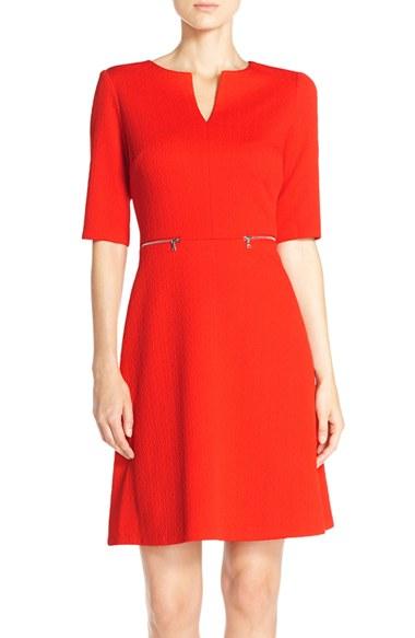 Women's Maggy London Jacquard Fit & Flare Dress