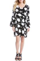 Women's Karen Kane Bell Sleeve Floral Shift