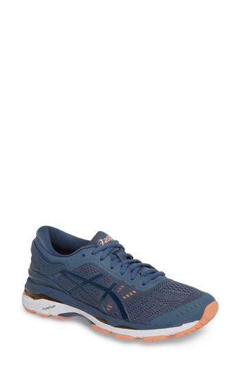 Women's Asics Gel-kayano 24 Running Shoe B - Blue