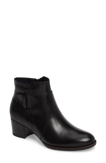 Women's Tamaris Akaria Mixed Finish Bootie Eu - Black