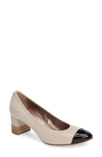 Women's Agl Block Heel Pump Us / 36eu - Beige