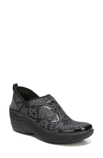 Women's Bzees Zsa Zsa Wedge Sneaker .5 M - Black