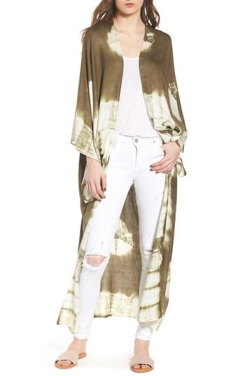 Women's Free People Spellbound Tie Dye Kimono Duster