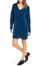 Women's Bp. Chenille Sweater Dress, Size - Blue