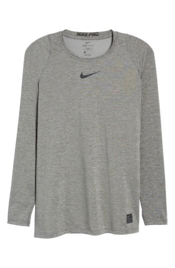 Men's Nike Pro Fitted Performance T-shirt - Grey