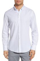 Men's Zachary Prell Benedict Trim Fit Print Sport Shirt, Size - White