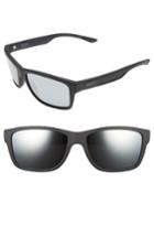 Men's Smith Wolcott 58mm Polarized Sunglasses - Matte Black/ Platinum Lens