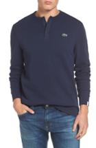 Men's Lacoste Henley T-shirt - Blue