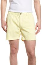 Men's Vintage 1946 Snappers Elastic Waist Shorts, Size - Yellow