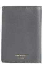 Men's Common Projects Soft Leather Passport Holder - Grey