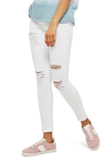 Women's Topshop Jamie Super Rip High Waist Skinny Jeans