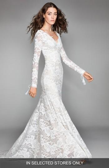 Women's Willowby Luna Lace Mermaid Gown - Ivory