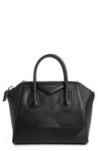 Givenchy Small Antigona Geo Embossed Calfskin Satchel - Black