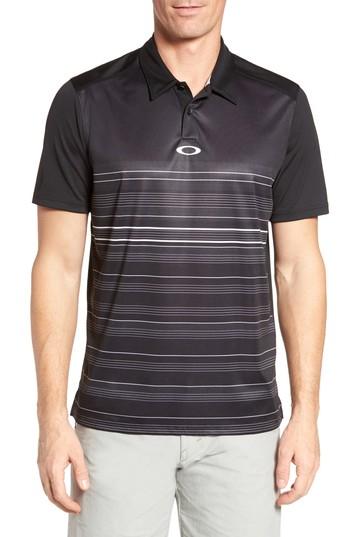 Men's Oakley High Crest Polo Shirt - Black