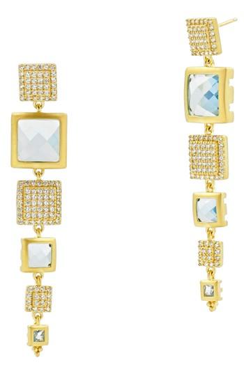 Women's Freida Rothman Ocean Azure Drop Earrings
