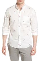 Men's Bonobos Summerweight Slim Fit Print Sport Shirt - White