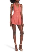 Women's Astr The Label Mariana Halter Romper - Red