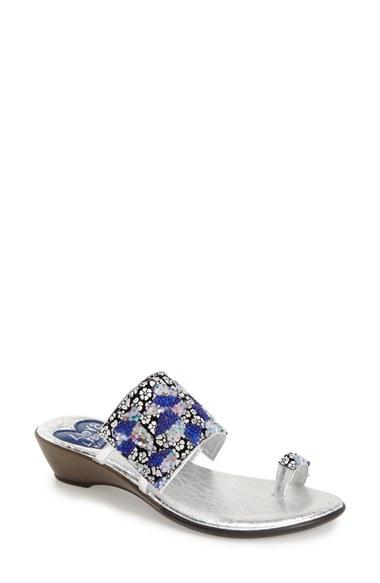 Women's Love And Liberty 'symone' Wedge Sandal M - Blue
