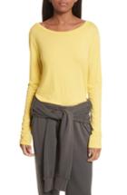 Women's Vince Slub Cotton Tee - Yellow
