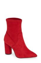 Women's Bcbg Ally Column Heel Bootie .5 M - Red