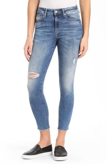 Women's Mavi Jeans Alissa Ripped Ankle Skinny Jeans - Blue