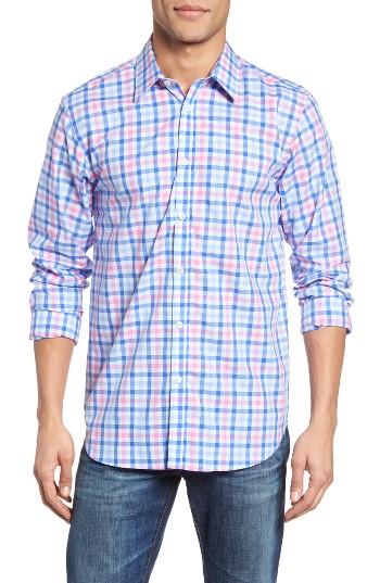 Men's Jeremy Argyle Check Sport Shirt - Blue