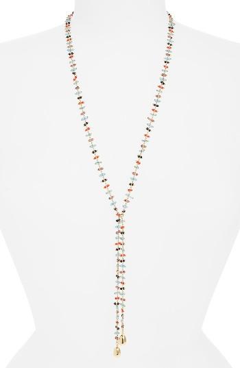 Women's Elizabeth And James Rosa Emmy Lariat Necklace