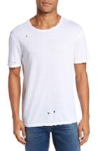 Men's Ag Ramsey Shredded Hem T-shirt, Size - White