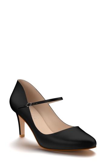 Women's Shoes Of Prey Mary Jane Pump .5 B - Black