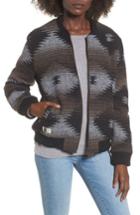 Women's Lira Clothing Benson Reversible Bomber - Black