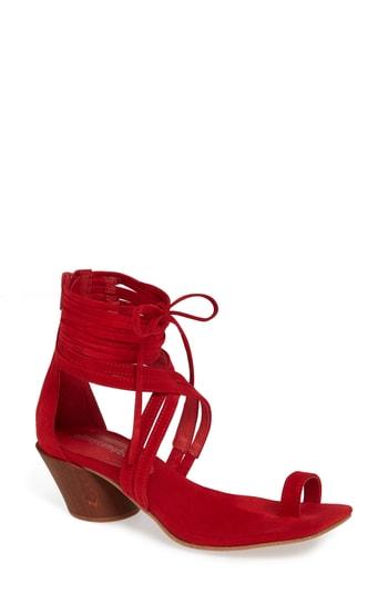 Women's Jeffrey Campbell Rowen Sandal M - Red