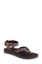 Women's Teva 'original' Sport Thong Sandal M - Brown