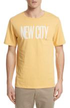 Men's Saturdays Nyc New City Graphic T-shirt - Yellow