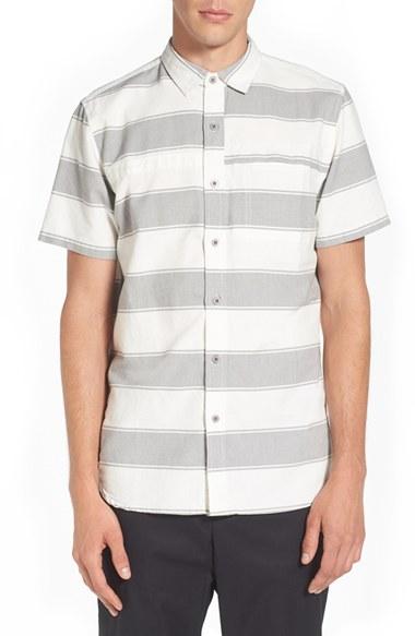 Men's Tavik 'shin' Stripe Oxford Shirt