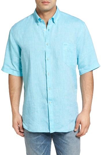 Men's Paul & Shark Linen Sport Shirt