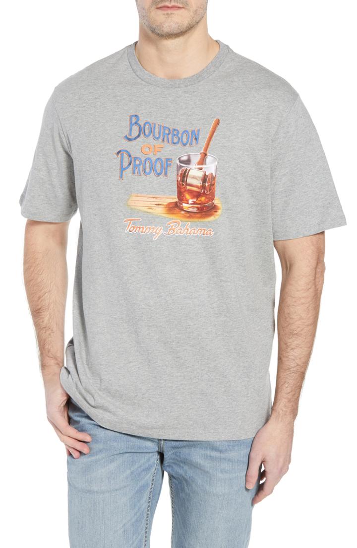 Men's Tommy Bahama Bourbon Of Proof Graphic T-shirt - Grey