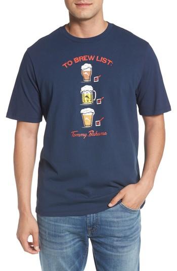 Men's Tommy Bahama To Brew List T-shirt - Blue
