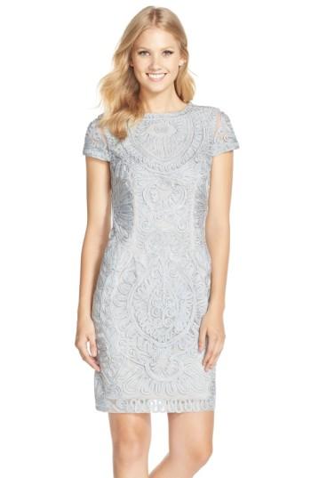 Women's Js Collections Soutache Dress - Metallic