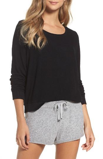 Women's Make + Model Brushed Hacci Sweatshirt - Black