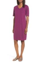 Women's Eileen Fisher Hemp & Organic Cotton Shift Dress, Size - Purple