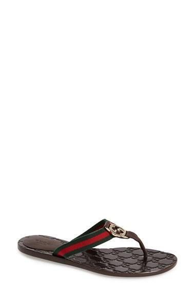 Women's Gucci 'gg' Logo Sandal