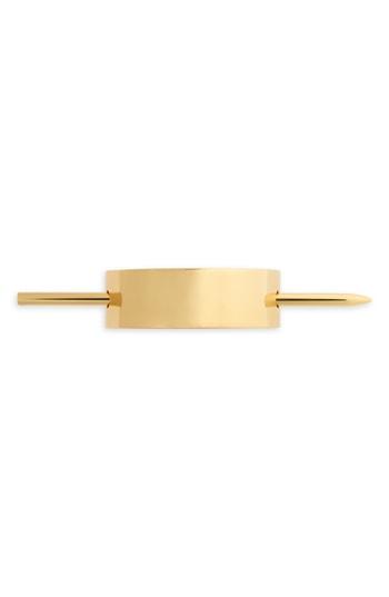 L. Erickson Skinny Metal Hair Slide, Size - Metallic