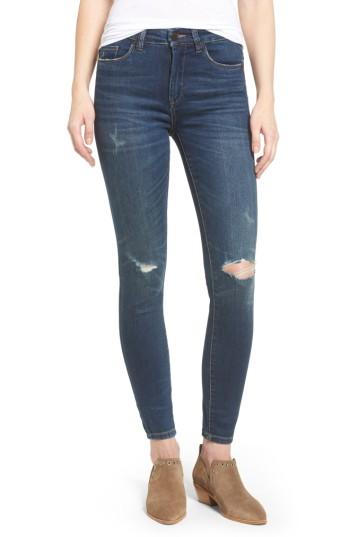 Women's Blanknyc Ripped Skinny Jeans - Blue
